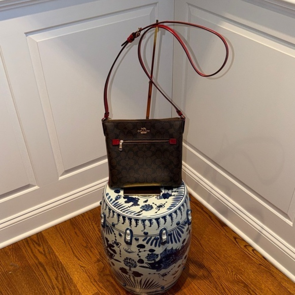 Coach Rowan File Bag in Signature Canvas